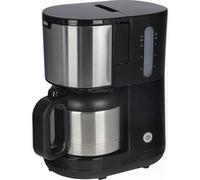 Braun PurShine KF1505 BK Cafetera de filtro, jarra térmica de acero inoxidable de 1,2 l para hasta 9 tazas, sistema OptiBrew, función antigoteo, cesta de filtro giratoria, apagado automático, 1000 W,