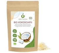 IDDA Herbal Chips de Coco Orgánico 500g, Chips de Coco Crudo sin Azúcar, Snack Listo para Comer