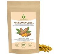 IDDA Herbal Cúrcuma Raíz Entera 200g, Raíz de Cúrcuma Seca, Té Suelto de Curcuma longa