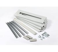 IDE E48P200 Kit de Tapas Plásticas para Armarios de Empotrar 40EMP48-72PO-PT, 48 Capacidad Modular, Blanco Señales