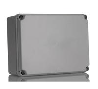 IDE EL231 IP65-IP67 Caja Estanca de Derivación con Tapa Opaca y Laterales Lisos, Gris, 180mm x 241mm x 95mm
