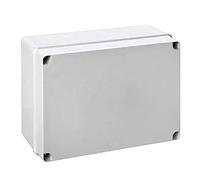 IDE EL322 IP65-IP67 Caja Estanca de Derivación con Tapa Opaca y Laterales Lisos, Gris, 239mm x 328mm x 129mm