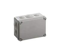 IDE EV161 IP65 Caja Estanca de Derivación con Tapa Opaca y Conos, Gris, 116mm x 162mm x 76mm