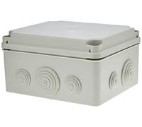 IDE EV171 IP65 Caja Estanca de Derivación con Tapa Opaca y Conos, Gris, 151mm x 175mm x 95mm