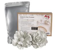 Idea con yeso de alabastro Premium | polvo de yeso extrafino | para modelado y fundición | manualidades | 2500 g