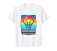 Idea de Bombilla de Conciencia sobre el Autismo Pensando Fuera de la Caja Camiseta