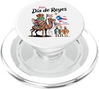 Idea de Las Mujeres puertorriqueñas del Día de los Reyes Magos & Rana Coqui Boricua PopSockets PopGrip para MagSafe