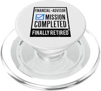 Idea de Regalo de jubilación Asesor financiero Jubilado PopSockets PopGrip para MagSafe