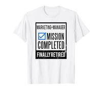 Idea de Regalo de jubilación Director de Marketing Jubilado Camiseta