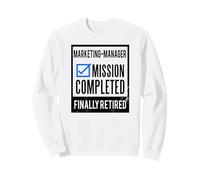 Idea de Regalo de jubilación Director de Marketing Jubilado Sudadera