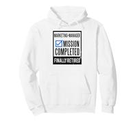 Idea de Regalo de jubilación Director de Marketing Jubilado Sudadera con Capucha