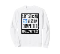 Idea de Regalo de jubilación Estadístico Jubilado Sudadera
