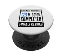 Idea de Regalo de jubilación Relojero-Relojero Jubilado PopSockets PopGrip Adhesivo