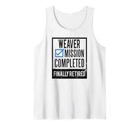 Idea de Regalo de jubilación Tejedor Jubilado Camiseta sin Mangas