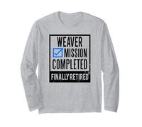 Idea de Regalo de jubilación Tejedor Jubilado Manga Larga
