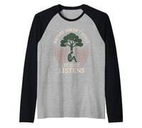 Idea de Regalo de reinicio Mental Forest Walk Overthinker Camiseta Manga Raglan