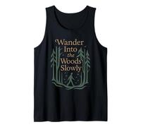 Idea de Regalo de reinicio Mental Forest Walk Overthinker Camiseta sin Mangas