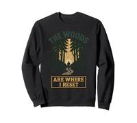 Idea de Regalo de reinicio Mental Forest Walk Overthinker Sudadera