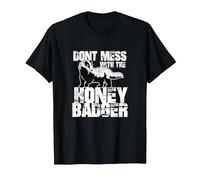 Idea de Regalo Divertida del Equipo Honey Badger Saying Camiseta, Hombre, Negro, 3XL
