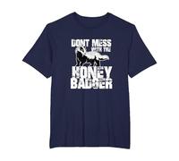 Idea de Regalo Divertida del Equipo Honey Badger Saying Camiseta, Hombre Tallas Grandes, Azul Marino, 6X Alto