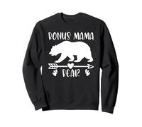 Idea de regalo para el día de la madre de mamá oso madrastra de hijo e hija Sudadera