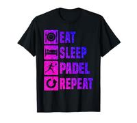 Idea de Regalo para los Aficionados a Jugar al pádel aprenden con Las Reglas del Camiseta