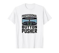Idea de Regalo Profesional de Humor piloto pulsador de Botones Camiseta