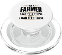Idea de Regalos para Agricultores, Amante de la Agricultura, Tractor de Granja, Orgullo PopSockets PopGrip para MagSafe