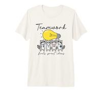 Idea de Trabajo en Equipo con Raccoon, colaboración con Bombillas Camiseta Premium