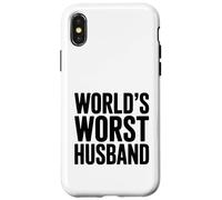 Idea Divertida del Humor del Peor Marido del Mundo para Hombres Carcasa para iPhone X/XS