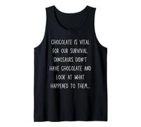 Idea divertida para amantes del chocolate para mujeres, niñas que aman el chocolate Camiseta sin Mangas