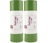 IDEA HOME - 10 bolsas de basura de polietileno de baja densidad (240 L), color verde (Paquete de 2)