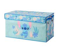 Idea Nuova Disney Stitch - Baúl de almacenamiento plegable, duradero con tapa suave, 28.5 x 14.5 x 16 pulgadas