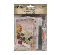 Tim Holtz Ephemera - Paleta grande para manualidades, 60 unidades
