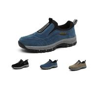 Ideacloth Shoes for Men,Enjerr Orthopedic Shoes,Slip-On Outdoor Sneakers (Blue,39)