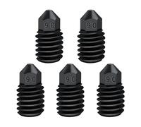 IdeaFormer Boquilla de acero endurecido, 5 unidades, 0,6 mm, extrusora Hotend para impresora 3D Bambulab P1P P1S X1 X1C X1E