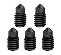 IdeaFormer Boquilla de acero endurecido de 0,8 mm, boquilla de acero endurecido para Bambulab P1P P1S X1 X1C X1E 3D Extrusora Hotend Nozzles