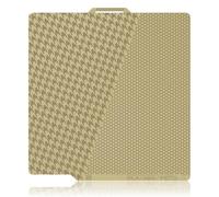 IdeaFormer Houndstooth & Honeycomb PEI P1S A1 Placa de impresión para Bambulab 257 x 257 mm, cama de presión PEI de acero con resorte texturizado PEI placa ABS con código QR para Bambu Lab X1/X1C/X1E