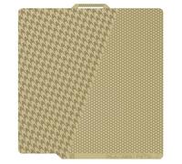IdeaFormer Houndstooth & Honeycomb PEI Placa de impresión con código QR para Bambulab X1/X1C/X1E/A1/P1P/P1S, cama de impresión PEI de acero con resorte texturizado para Bambu Lab impresora 3D