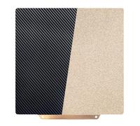 IdeaFormer Pet+Pei Placa de impresión 220 x 220 mm, Impresora 3D Pet+Pei de Doble Textura Placa de impresión de Acero con Resorte sin Base magnética para MK2, MK2A, Anet A8, Anet A6