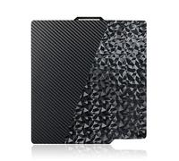 IdeaFormer Placa de Construcción Carbon Fiber PET+ Diamond PEO para Bambulab X1 X1C X1E P1P P1S A1, Hoja PEO+PET Flexible de Doble cara Cama para Bambu Lab Impresora 3D 257x257mm