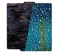 IdeaFormer Placa de impresión holográfica PER PEH para Bambulab X1/X1C/X1E/A1/P1P/P1S, grano de madera suave + Waterdrop PER PEH Spring Steel Impresora Placa 257 x 257 mm para Bambu Lab