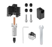 IdeaFormer Upgraded Hotend Kit 48W 24V Hotend de impresión 3D de Alta Temperatura con boquillas de Acero endurecido Calcetín de Silicona para Bambulab X1 X1C P1P P1S