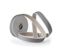 IdeaGenesis - Cinta Persiana 22 MM Ancho x 6 M Gris Enrollable Recambio Resistente Recogedor Cuerda Carrete Interior Tirantes Correa Duradera Repuesto Universal Facil Montaje (Gris, Cinta 22mm)