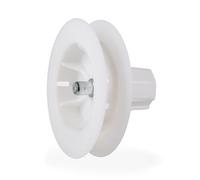 IdeaGenesis - Disco Persiana con Espiga para Cintas de 18mm | Polea de Persianas para ejes 40mm | Disco con Espiga Metálica | Recambios y repuestos (Cinta 18mm con espiga, 120X40)