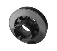 IdeaGenesis - Disco Persiana Pasante para Cintas de 22mm | Polea de Persianas para ejes 60mm | Disco de Paso Total para Sistemas Enrollables | Recambios y repuestos (Cinta 22mm Pasante, 150X60)