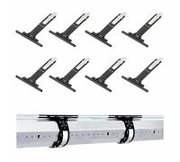 IdeaGenesis - Pack x10 Flejes para Persianas Enrollables. Tirantes de persiana. Acero Inoxidable y Poliamida. Compatible con Lamas de Aluminio y Plástico PVC (Pack 10 Flejes, 152x98 MM)