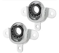 IdeaGenesis - Pack x2 Rodamientos 28x12mm y Soportes para Eje de Persiana Enrollable. Cojinete de pared con Rodamiento de bolas para Mini (2, RODAMIENTO 28X12 + SOPORTE)