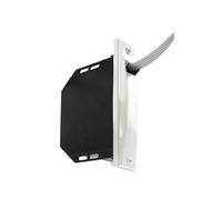 IdeaGenesis - Recogedor Persiana con Frente de PVC con pivote para empotrar en persianas enrollables. Enrollador persiana para embutir en Obra. (Blanco Cinta Pintas, Cinta 14mm)