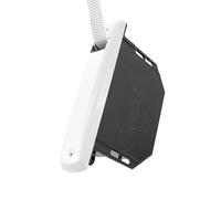 IdeaGenesis - Recogedor Persiana Empotrado Blanco con Cinta 18 mm x 5 m Carrete Enrrollable Mecanismo Muelle Interior Sistema Polea Recambio de Cajetin Compacto Rodillo Universal (Blanco, Cinta 20 mm)